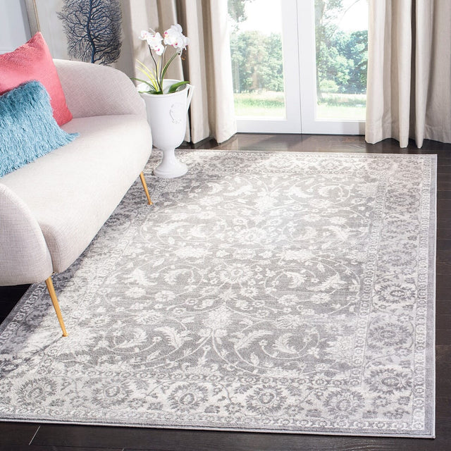 Safavieh Brentwood Bnt844B Cream/Grey Rug.