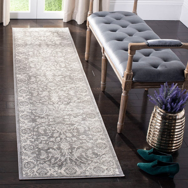 Safavieh Brentwood Bnt844B Cream/Grey Rug.