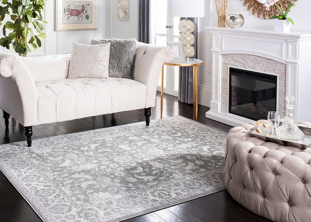 Safavieh Brentwood Bnt844B Cream/Grey Rug.