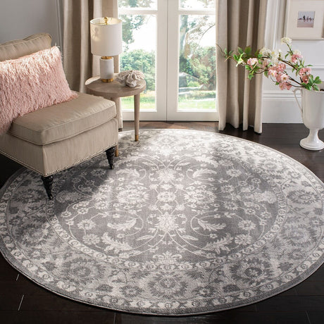 Safavieh Brentwood Bnt844B Cream/Grey Rug.