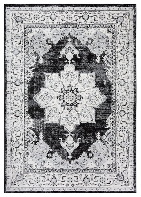 Safavieh Brentwood Bnt847A Ivory/Black Rug - Safavieh - bnt847a - 4