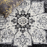Safavieh Brentwood Bnt847A Ivory/Black Rug.