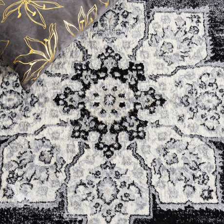 Safavieh Brentwood Bnt847A Ivory/Black Rug - Safavieh - bnt847a - 7r