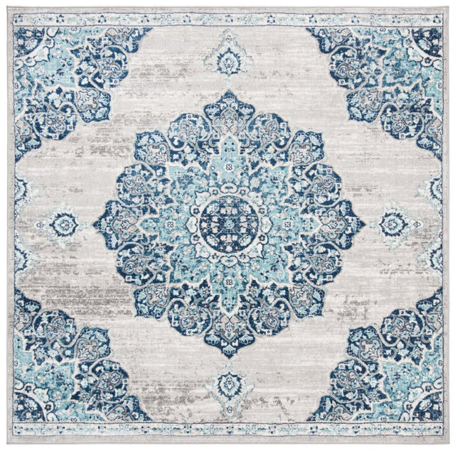 Safavieh Brentwood Bnt849M Navy/Light Grey Rug.