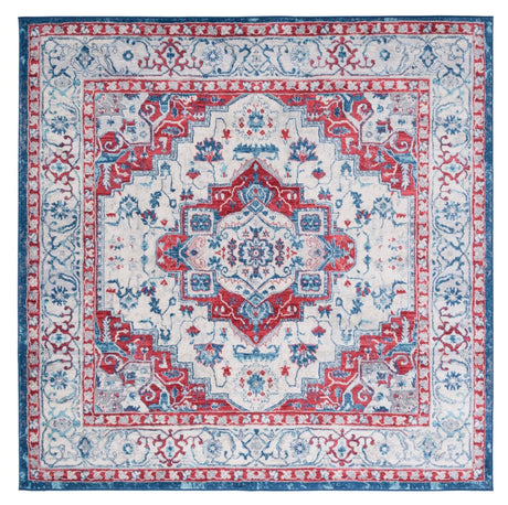 Safavieh Brentwood Bnt851B Beige/Red Rug.