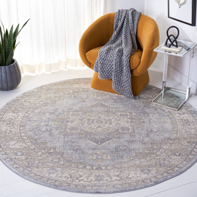 Safavieh Brentwood Bnt851F Grey/Beige Rug.