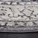 Safavieh Brentwood Bnt851H Grey/Black Rug.