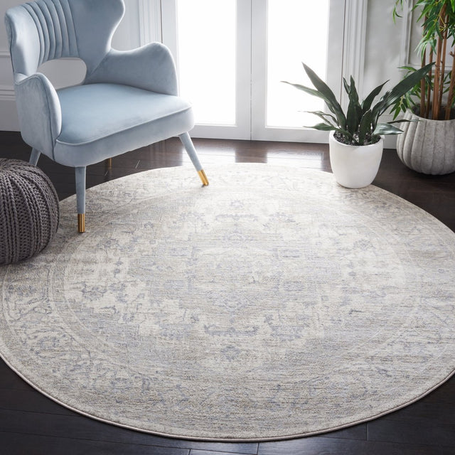 Safavieh Brentwood Bnt851J Ivory/Grey Rug.