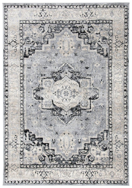 Safavieh Brentwood Bnt851K Silver/Black Rug.