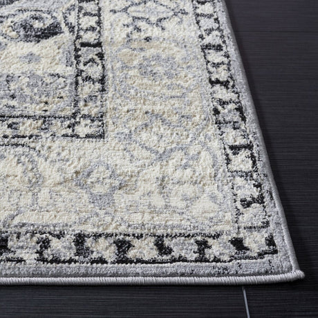 Safavieh Brentwood Bnt851K Silver/Black Rug.