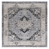 Safavieh Brentwood Bnt851K Silver/Black Rug.