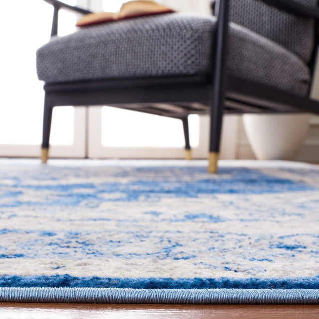 Safavieh Brentwood Bnt851M Blue/Grey Rug.