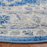 Safavieh Brentwood Bnt851M Blue/Grey Rug.
