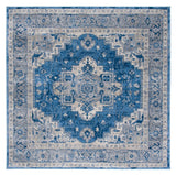 Safavieh Brentwood Bnt851M Blue/Grey Rug.