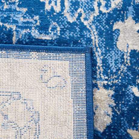Safavieh Brentwood Bnt851N Navy/Grey Rug.