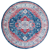 Safavieh Brentwood Bnt851P Navy/Red Rug.