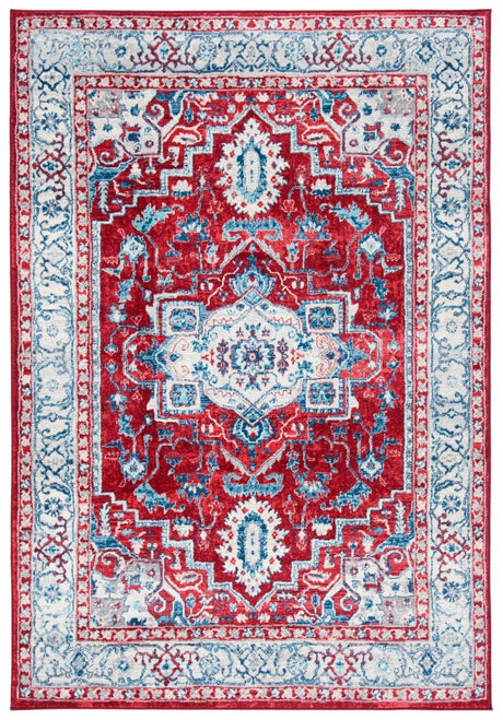 Safavieh Brentwood Bnt851Q Red/Beige Rug.