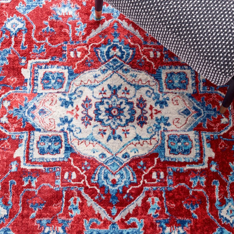 Safavieh Brentwood Bnt851Q Red/Beige Rug.