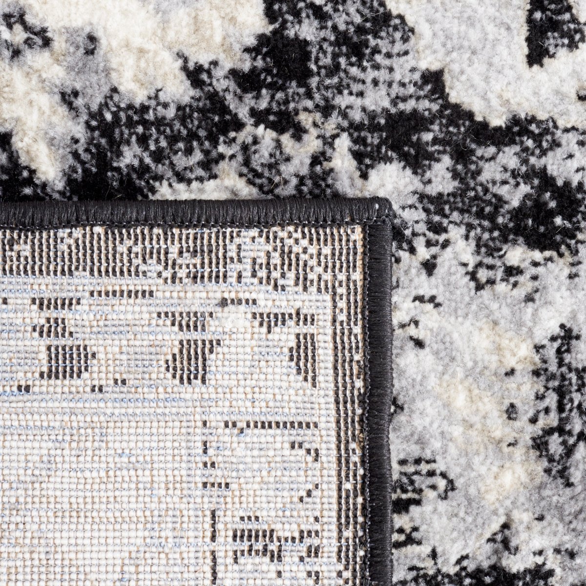 Safavieh Brentwood Bnt851Z Black/Grey Rug.
