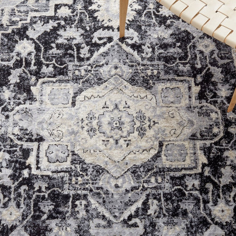 Safavieh Brentwood Bnt851Z Black/Grey Rug.