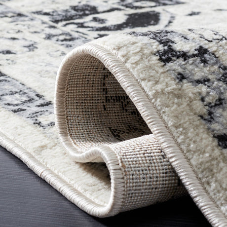 Safavieh Brentwood Bnt852A Ivory/Black Rug.