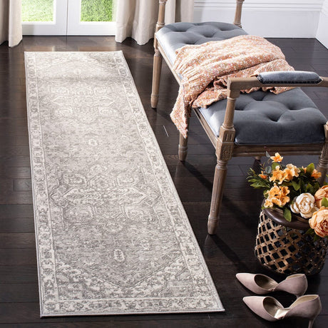 Safavieh Brentwood Bnt852B Cream/Grey Rug.