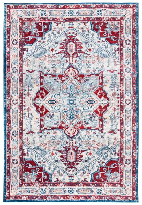 Safavieh Brentwood Bnt852E Ivory/Red Rug.