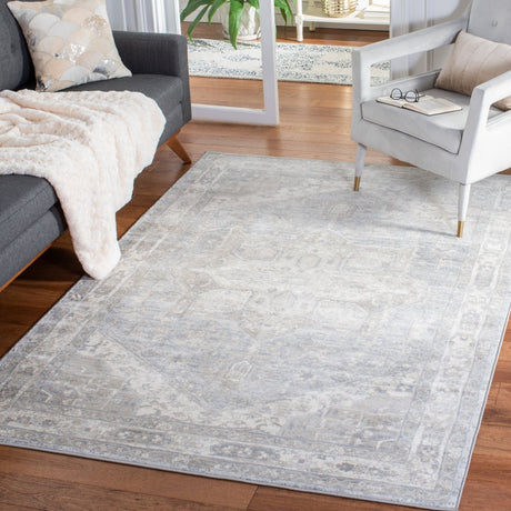 Safavieh Brentwood Bnt852F Grey/Beige Rug.