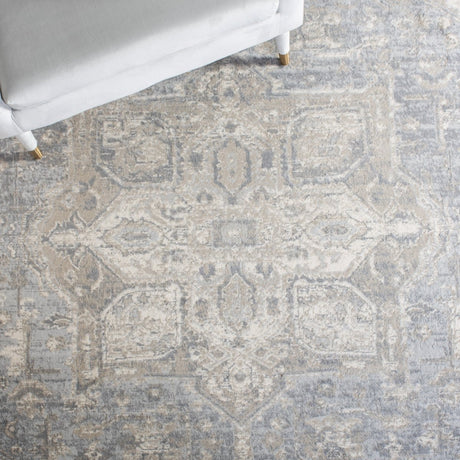 Safavieh Brentwood Bnt852F Grey/Beige Rug.