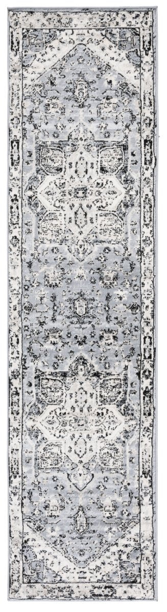 Safavieh Brentwood Bnt852G Grey/Black Rug.