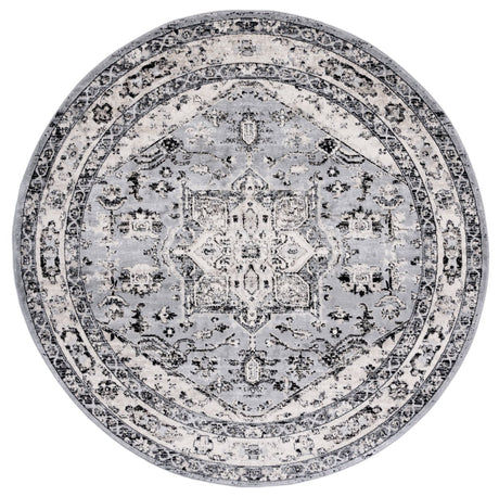 Safavieh Brentwood Bnt852G Grey/Black Rug.