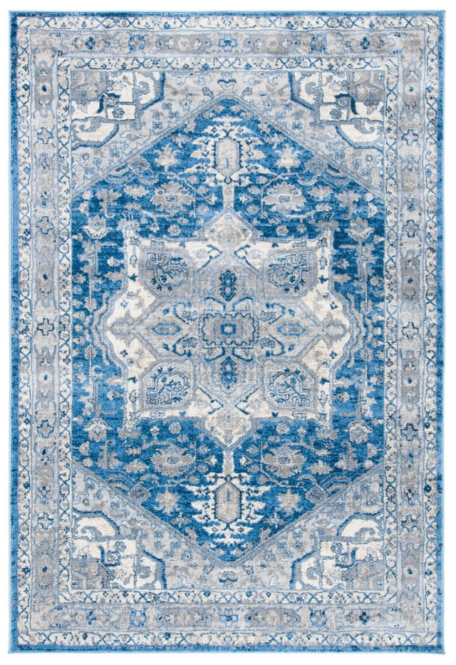 Safavieh Brentwood Bnt852M Blue/Grey Rug.