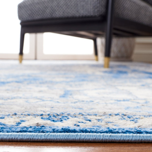 Safavieh Brentwood Bnt852M Blue/Grey Rug.