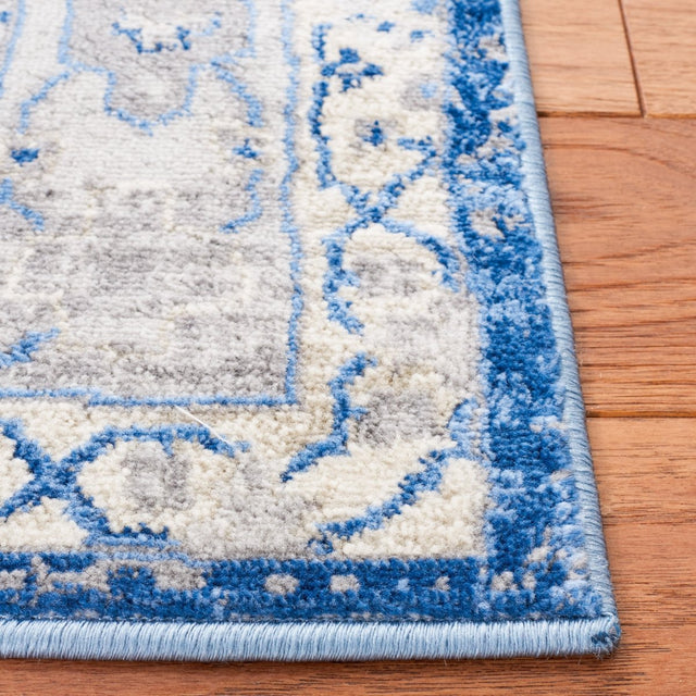 Safavieh Brentwood Bnt852M Blue/Grey Rug.