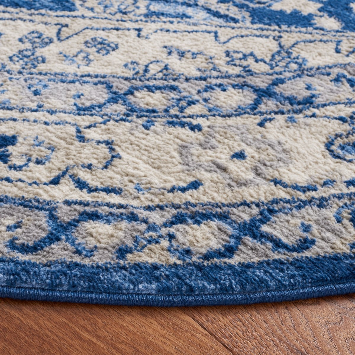 Safavieh Brentwood Bnt852N Navy/Grey Rug.