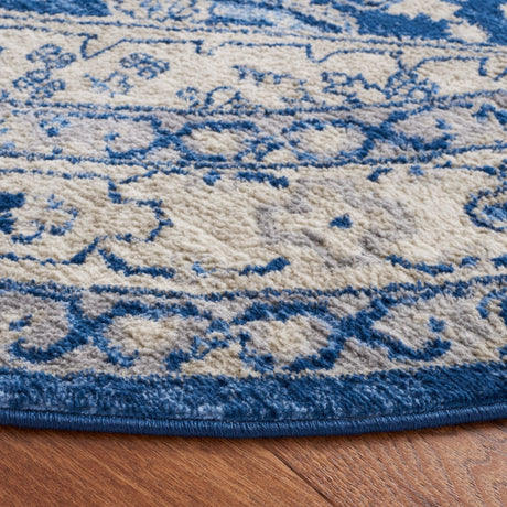 Safavieh Brentwood Bnt852N Navy/Grey Rug.