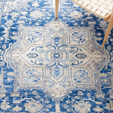 Safavieh Brentwood Bnt852N Navy/Grey Rug.