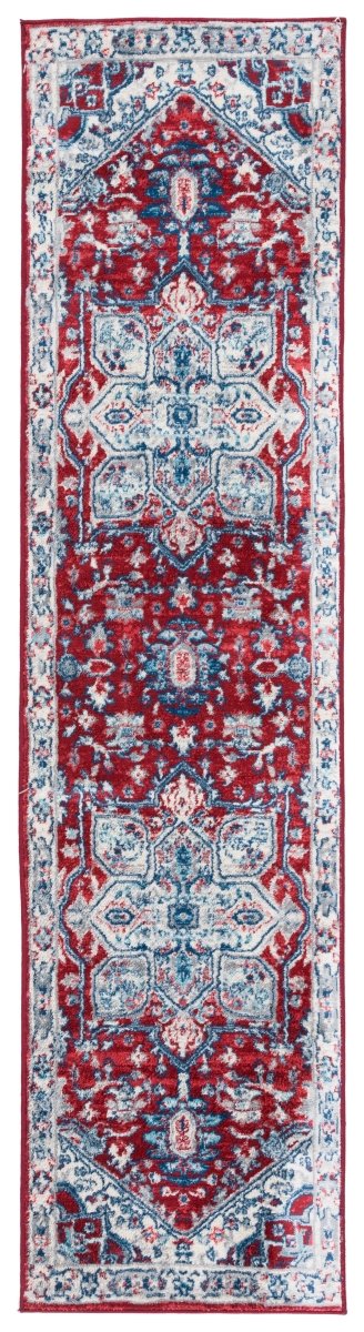 Safavieh Brentwood Bnt852Q Red/Ivory Rug.