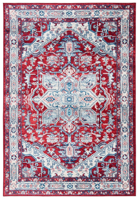 Safavieh Brentwood Bnt852Q Red/Ivory Rug.