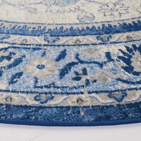 Safavieh Brentwood Bnt853M Blue/Ivory Rug.