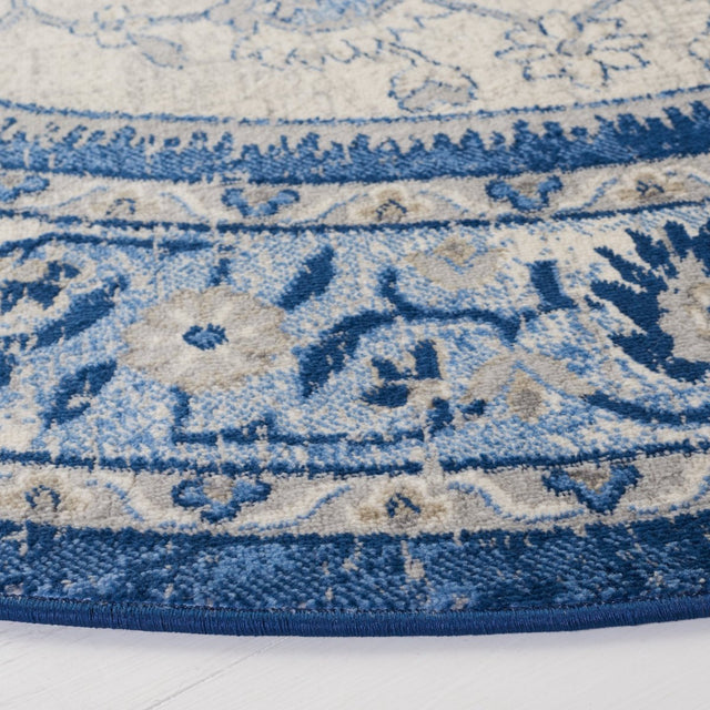 Safavieh Brentwood Bnt853M Blue/Ivory Rug.