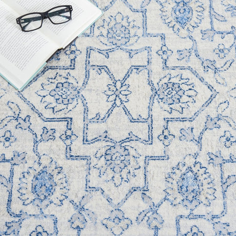 Safavieh Brentwood Bnt853M Blue/Ivory Rug.