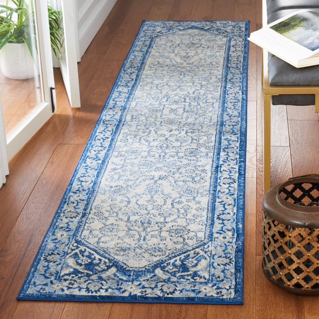 Safavieh Brentwood Bnt853M Blue/Ivory Rug.