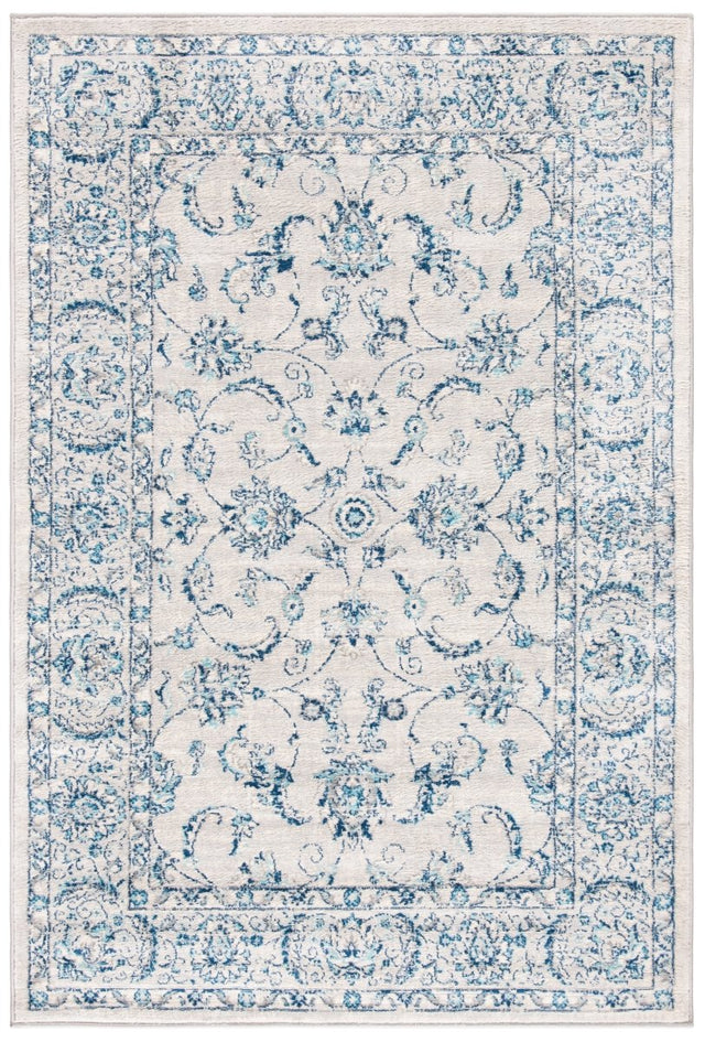 Safavieh Brentwood Bnt854G Light Grey/Blue Rug.