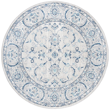 Safavieh Brentwood Bnt854G Light Grey/Blue Rug.