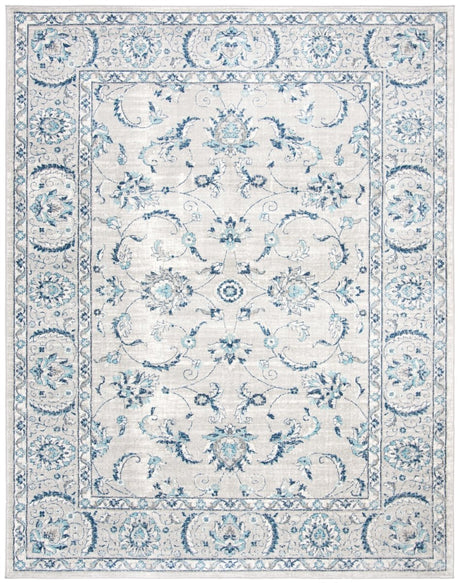 Safavieh Brentwood Bnt854G Light Grey/Blue Rug.