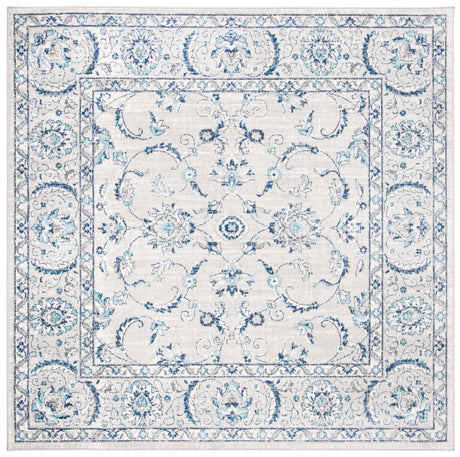 Safavieh Brentwood Bnt854G Light Grey/Blue Rug.