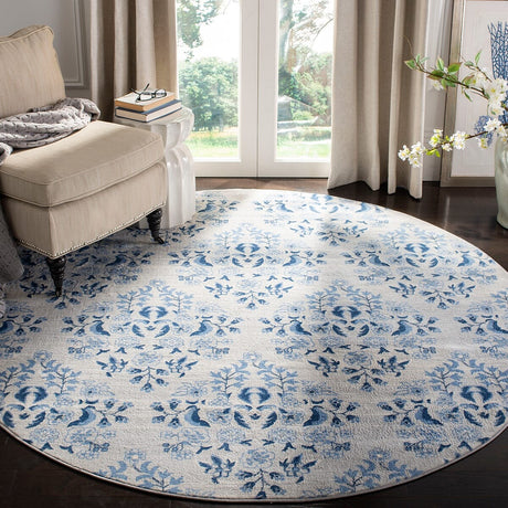 Safavieh Brentwood Bnt856D Cream/Blue Rug.