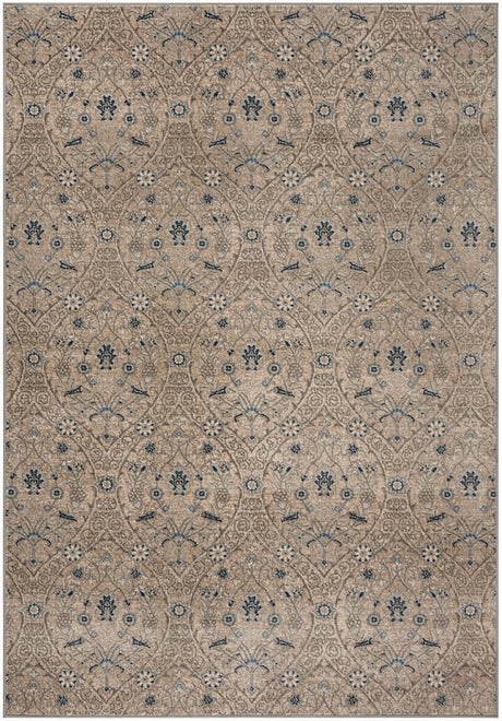 Safavieh Brentwood Bnt860G Light Grey/Blue Rug.