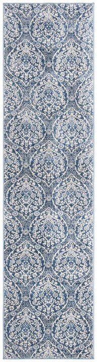 Safavieh Brentwood Bnt860M Navy/Light Grey Rug.